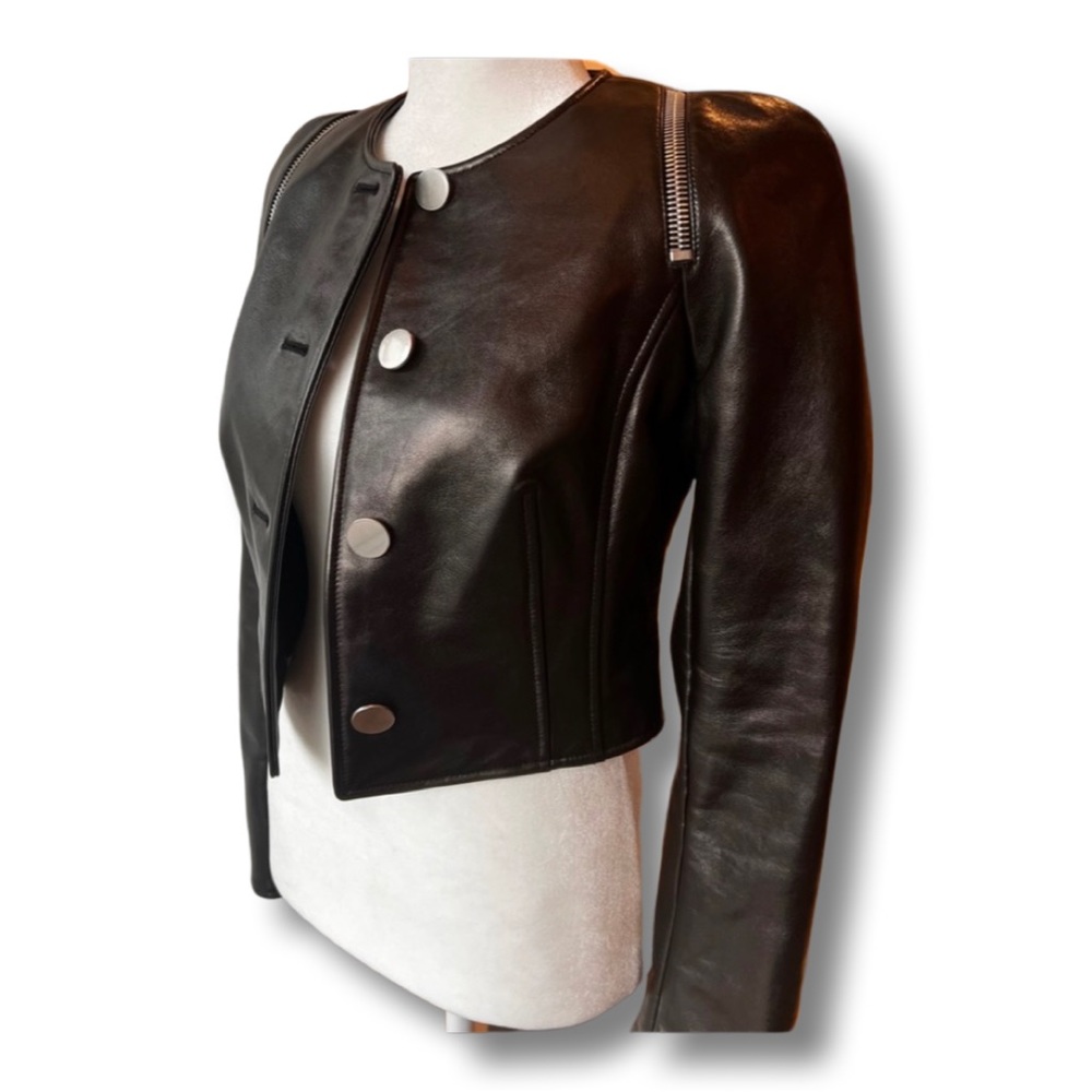 Alexander Wang Leather Jacket NWT - Picture 2 of 7